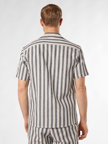 Coupe regular Chemise 'Bryan' Finshley & Harding London en bleu