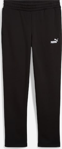 Coupe slim Pantalon de sport 'ESS No. 1' PUMA en noir : devant