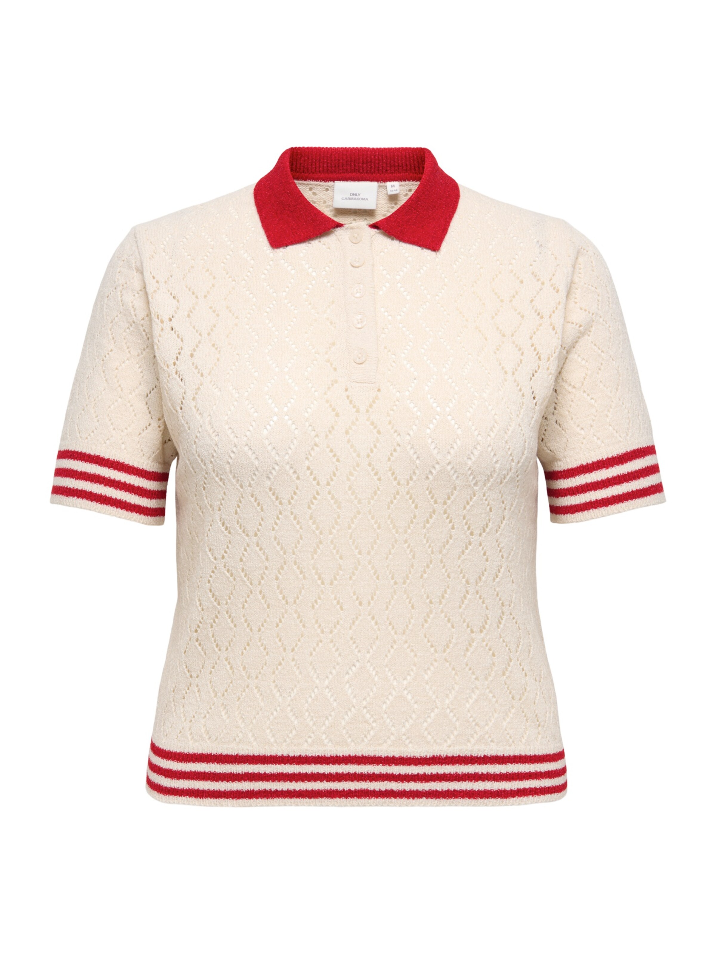 Pulover 'CARSUNNY' de la ONLY Carmakoma pe bej: față