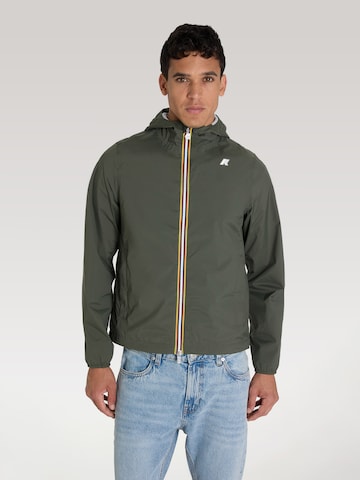 Giacca funzionale 'Jack' di K-Way in verde: frontale