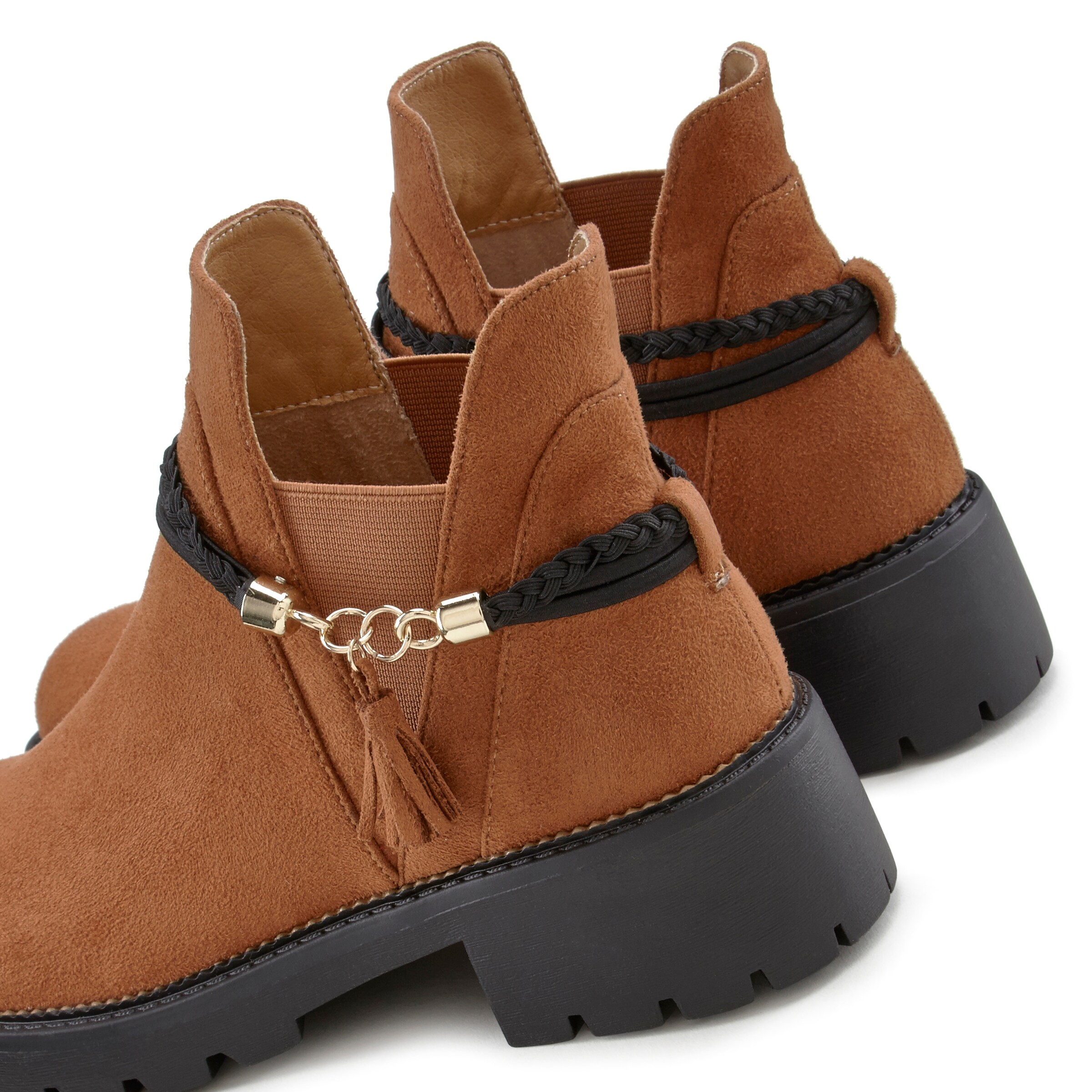 LASCANA Chelsea boty – hnědá