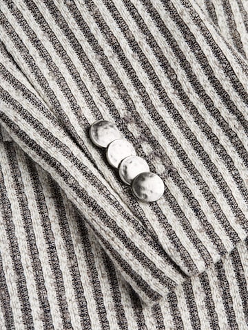 Blazer 'Silk linen blazer' Vulto en beige