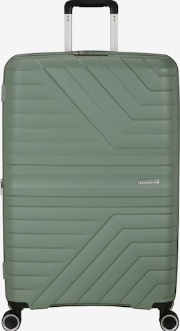 Trolley 'FLYTWIST SPINNER 78/29 TSA EXP' di American Tourister in verde: frontale