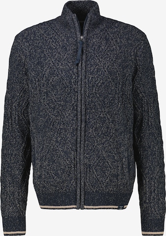 LERROS Gebreid vest in Blauw: voorkant