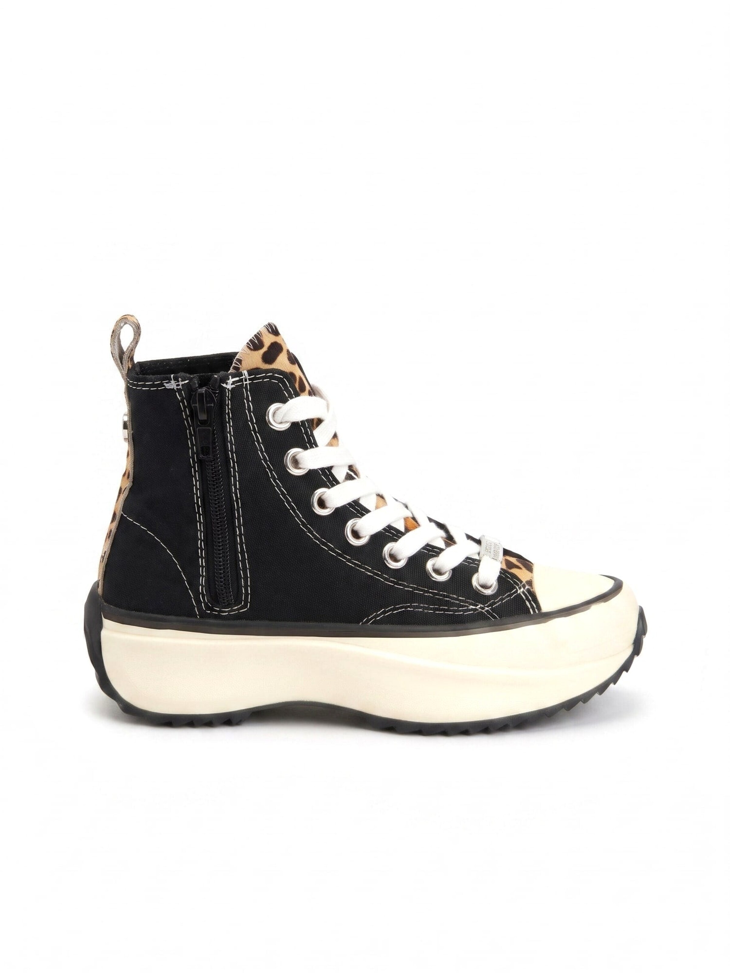 STEVE MADDEN Sneakers hoog 'Shark' in Zwart