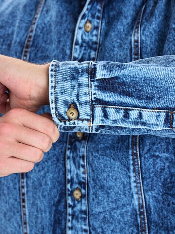 Dxnmxrk Shirt 'DXFalk' in Blue