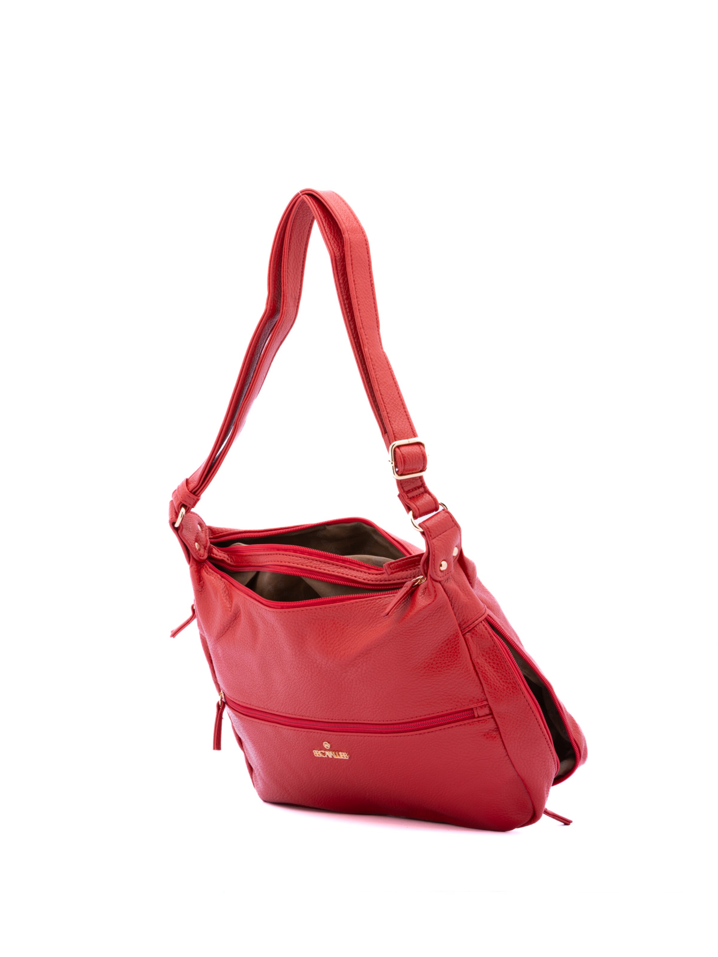 Borsa a spalla 'Borsa a Spalla Donna B Cavalli Ecopelle con Zip - 35x26x11 cm' di B. Cavalli in rosso