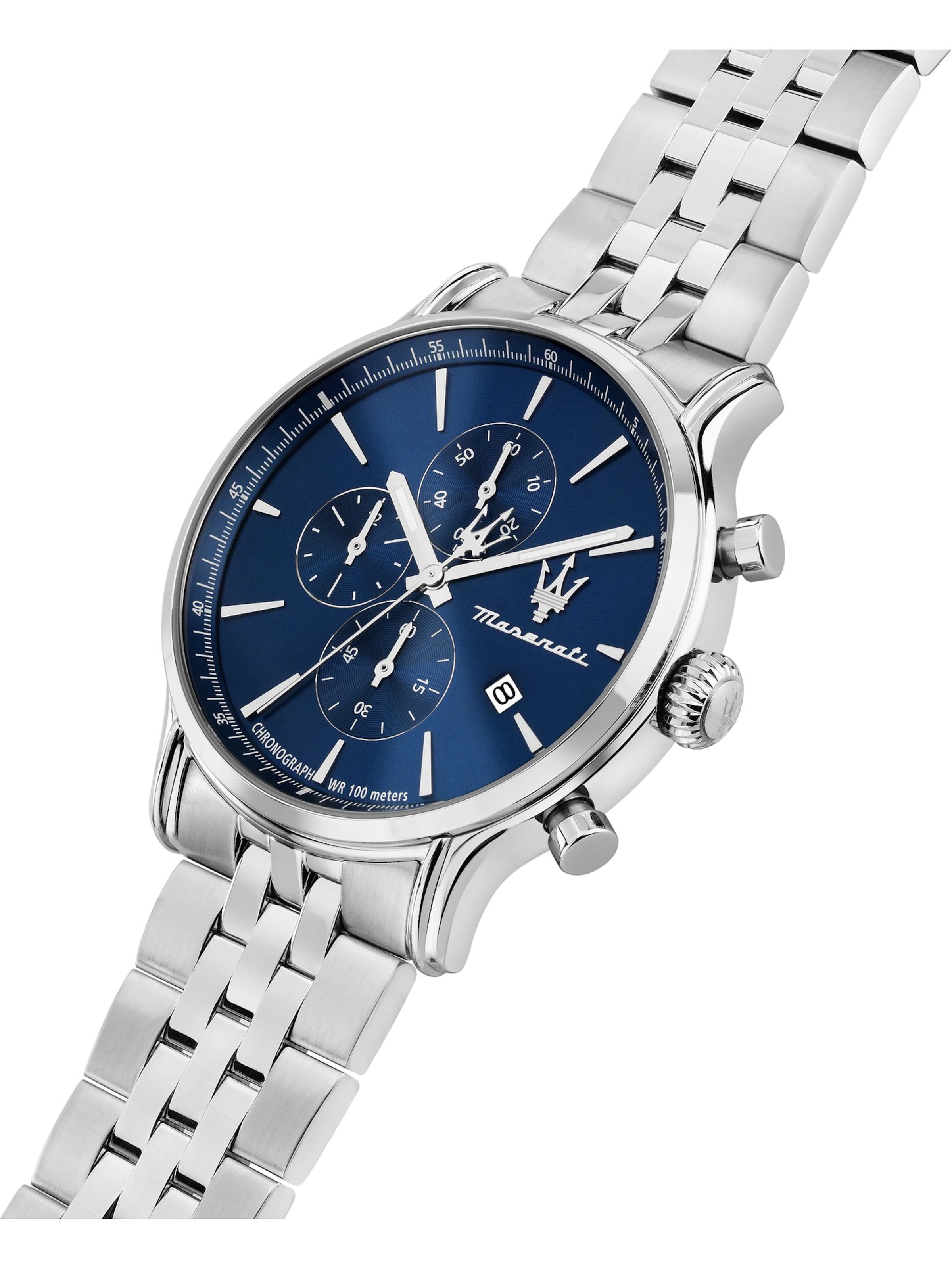 Maserati Analoguhr in Blau