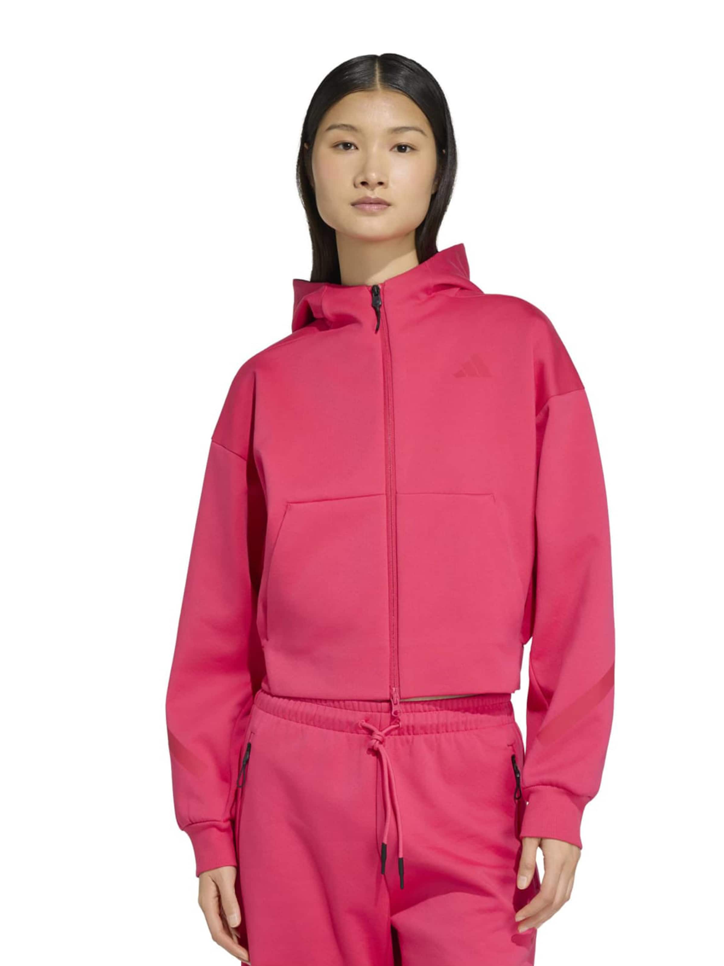 ADIDAS SPORTSWEAR Športna jopa na zadrgo 'Z.N.E.' | roza barva: sprednja stran