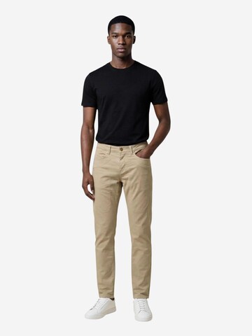 Jeckerson Slimfit Bukser 'JOHN 5 TOPPA' i beige: forside