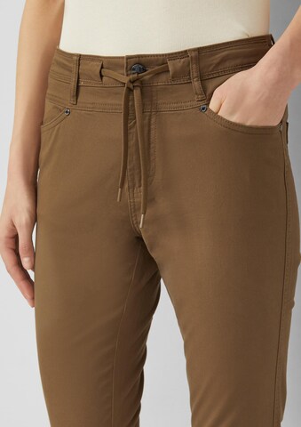 s.Oliver Slimfit Hose in Braun