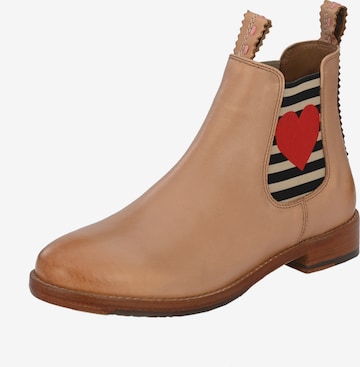 Crickit Chelsea boots 'Julia' in Bruin: voorkant