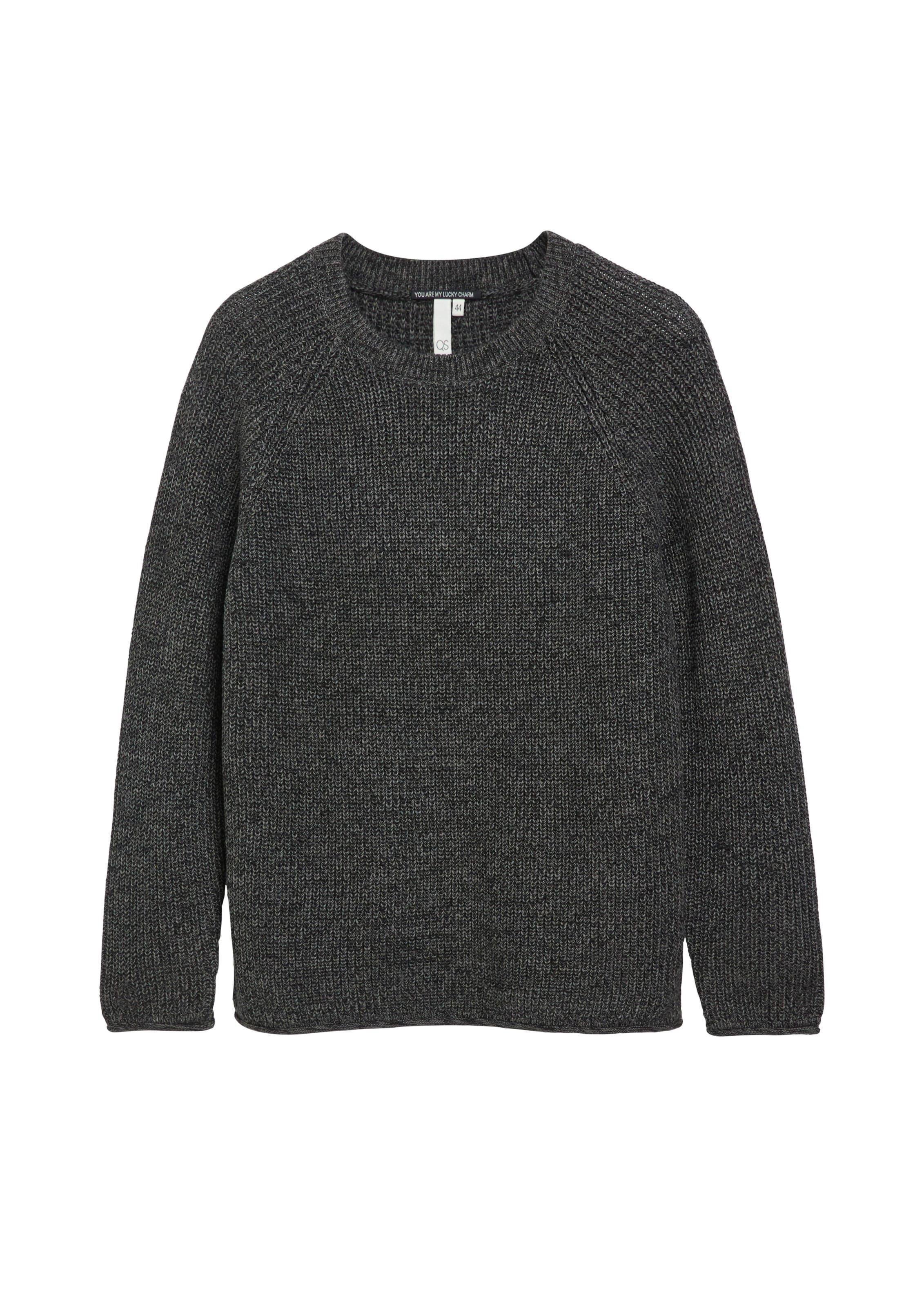 QS Pullover in Grau: Vorderseite