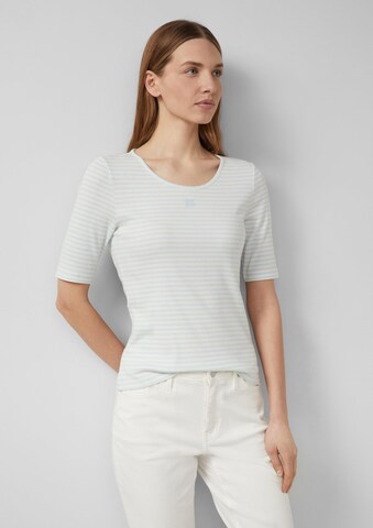 T-shirt s.Oliver en blanc : devant