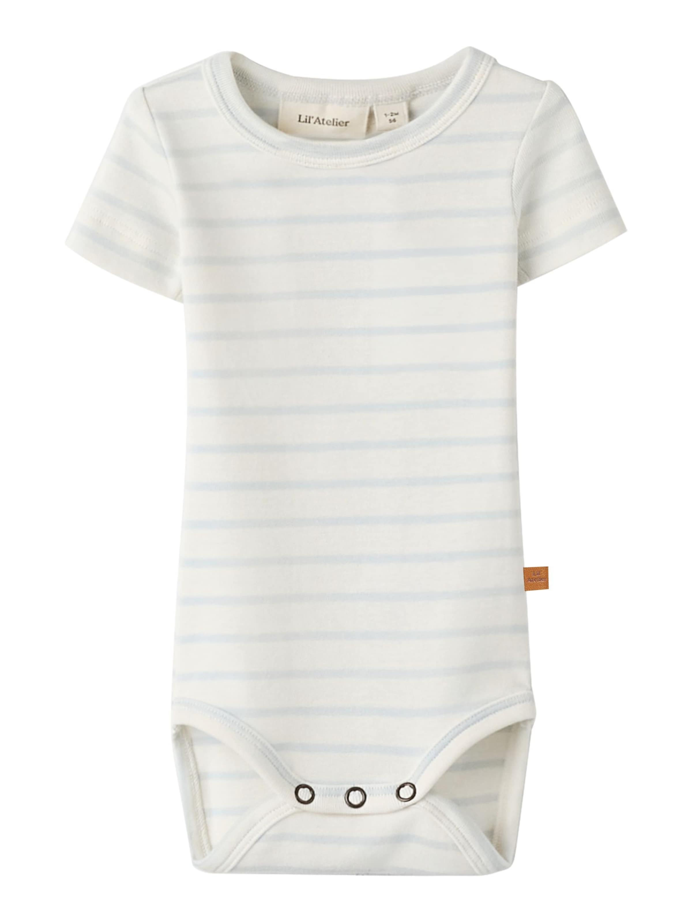 Lil'Atelier - Pijama entero/body en blanco: frente