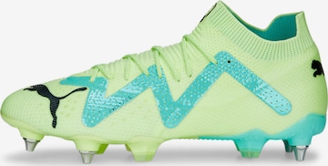 PUMA Soccer shoe 'FUTURE ULTIMATE' in Yellow: front