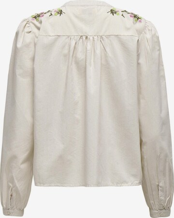 ONLY Bluse 'LALA AGLA' in Beige