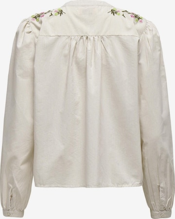 ONLY - Blusa 'LALA AGLA' en beige