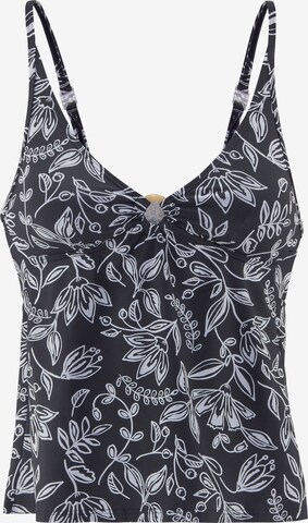 VIVANCE Triangel Tankini-overdel i sort: forside