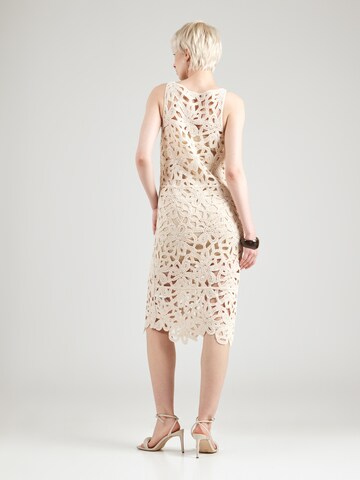 OBJECT Gebreide jurk 'OBJKRISTI' in Beige