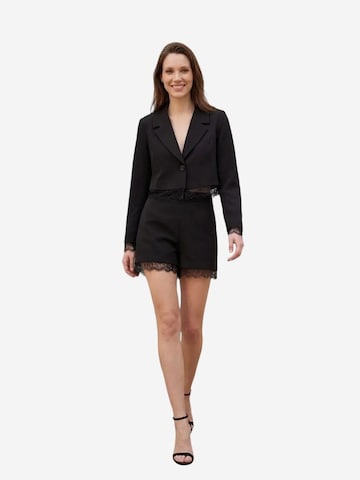 My fashion - Roupa de casa 'Zweiteiliges Set' em preto: frente