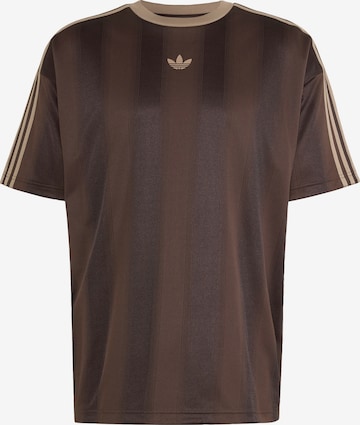 ADIDAS ORIGINALS - Camiseta 'Adicolor' en marrón: frente