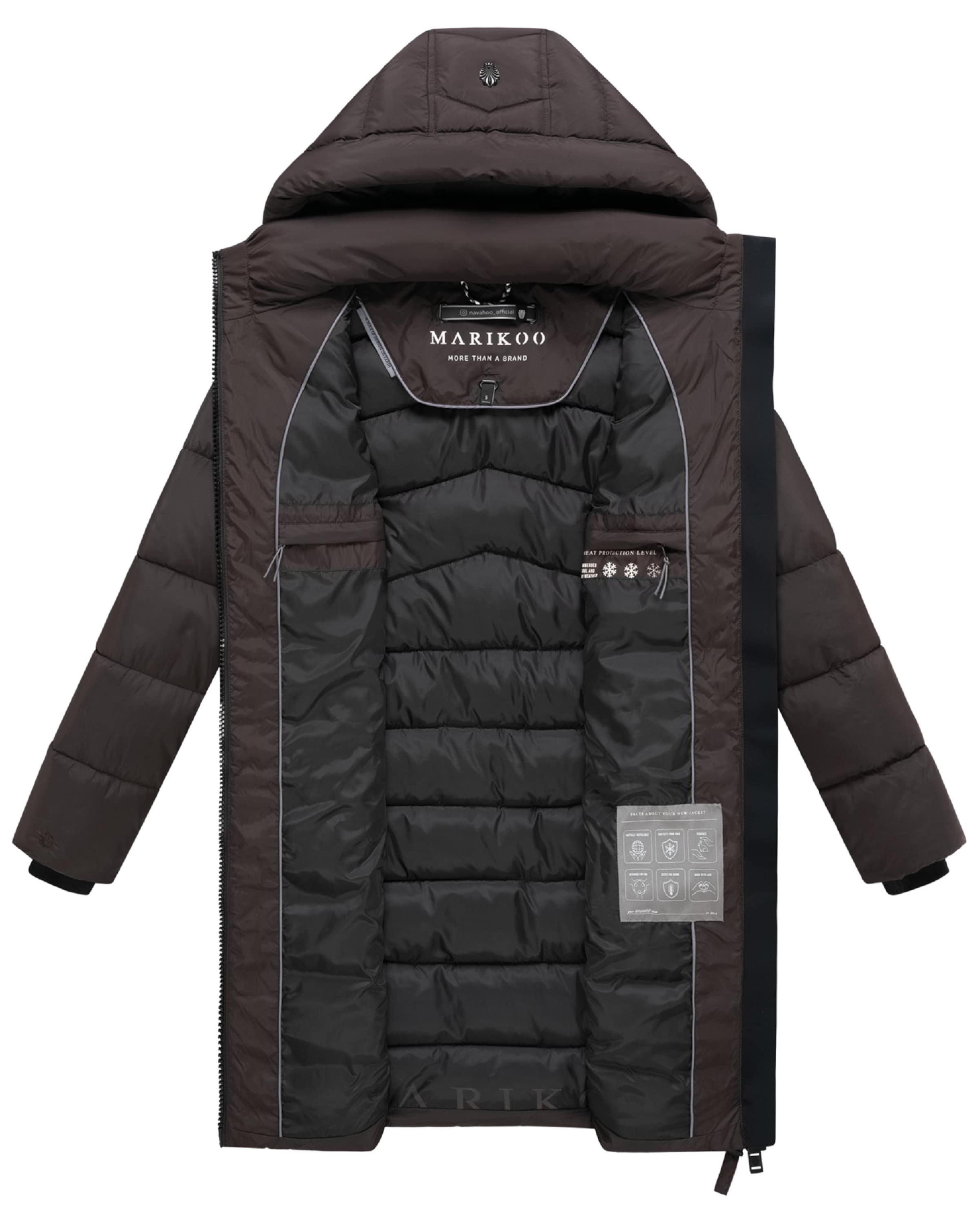 Manteau d’hiver 'Kaltnäschen 16' MARIKOO en marron