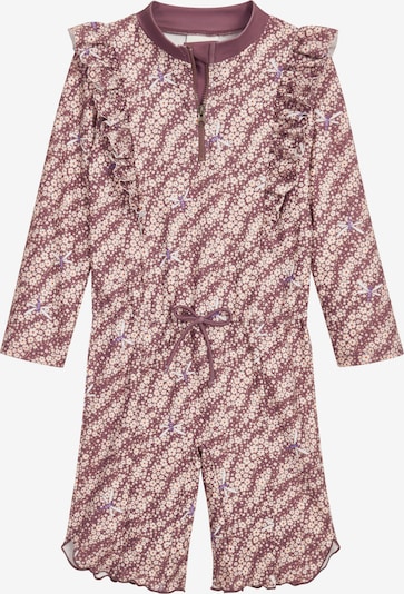 PLAYSHOES Jednodijelni kupaći kostim u ljubičasto plava / ljubičasto crvena / crvena / bijela, Pregled proizvoda