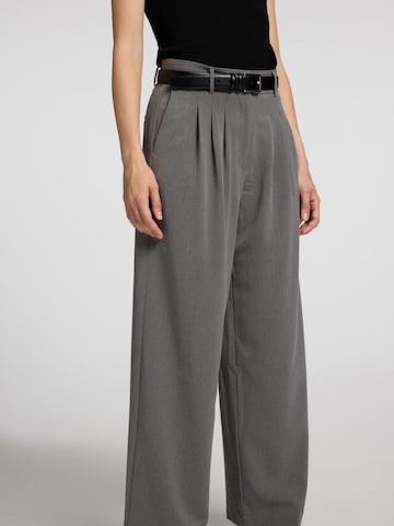 SELECTED FEMME Wide leg Pleat-Front Pants in Grey