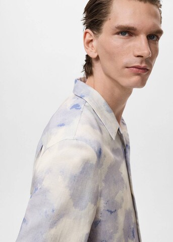 MANGO MAN Comfort Fit Hemd noe in Grau