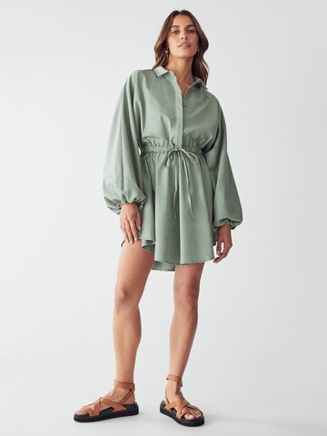 St MRLO Shirt dress 'SHAUNA' in Green