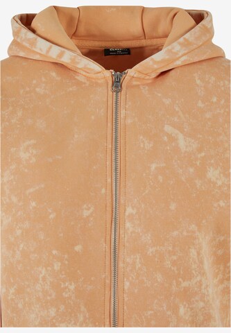 Urban Classics - Sudadera con cremallera en naranja