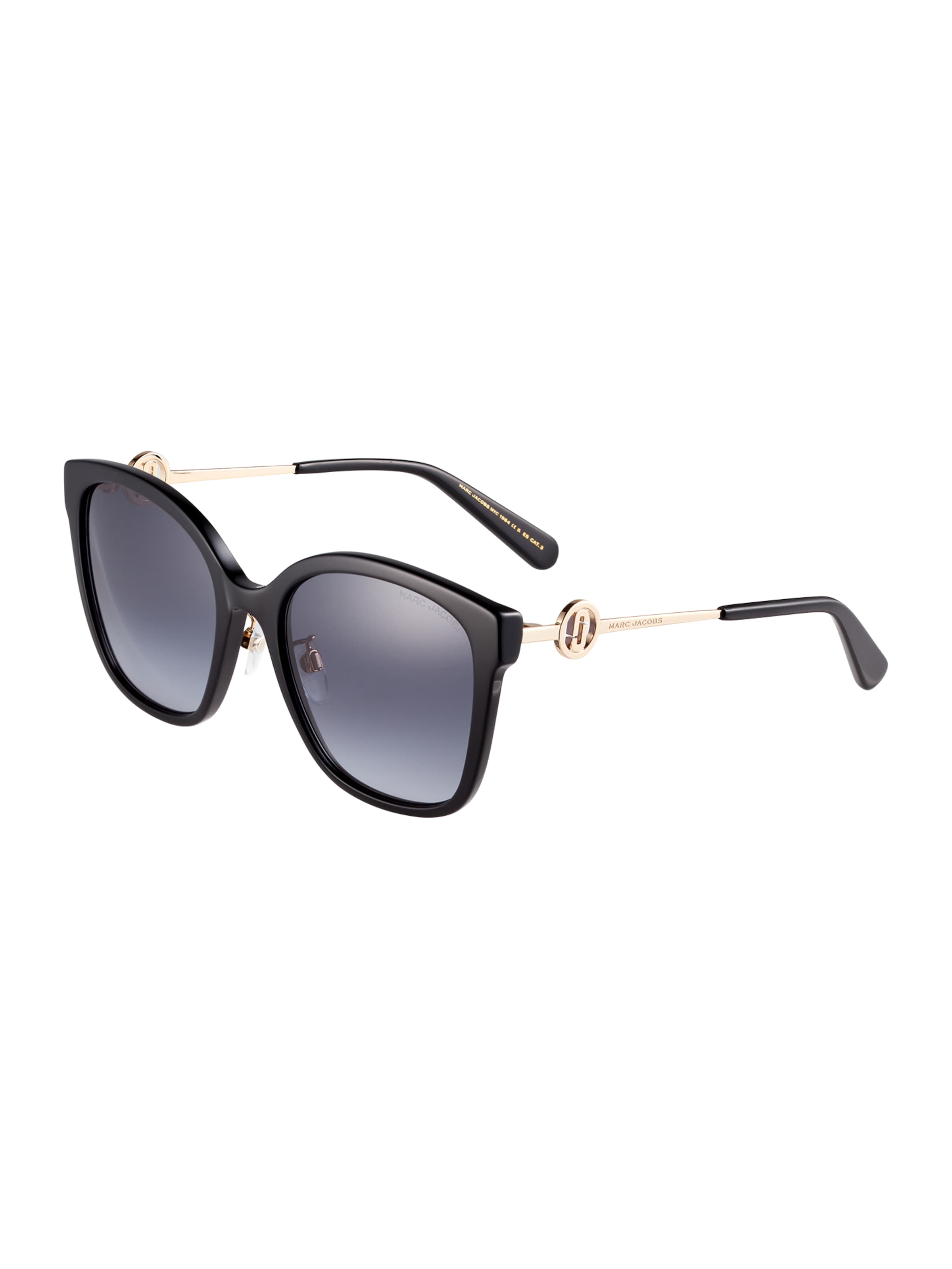 Marc Jacobs Sunglasses in Black: front