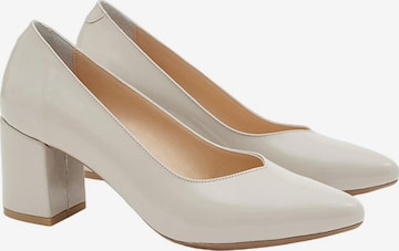 Desa - Zapatos destalonado 'Pumps mit Blockabsatz' en beige: frente