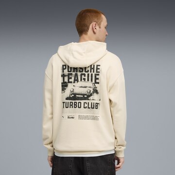 PUMA Sweatshirt 'Porsche Legacy' in Wit: voorkant