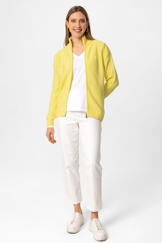 DENIM CULTURE Knit cardigan in Yellow