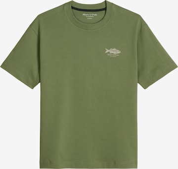 T-Shirt Marc O'Polo en vert : devant