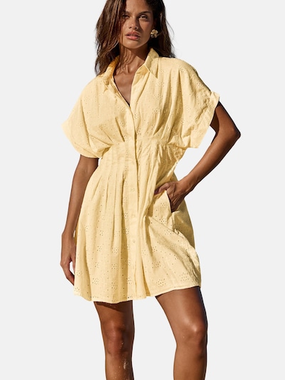 Lipsy Blousejurk in de kleur Geel, Productweergave