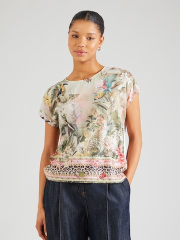 T-shirt 'Jungle' PRINCESS GOES HOLLYWOOD en vert : devant