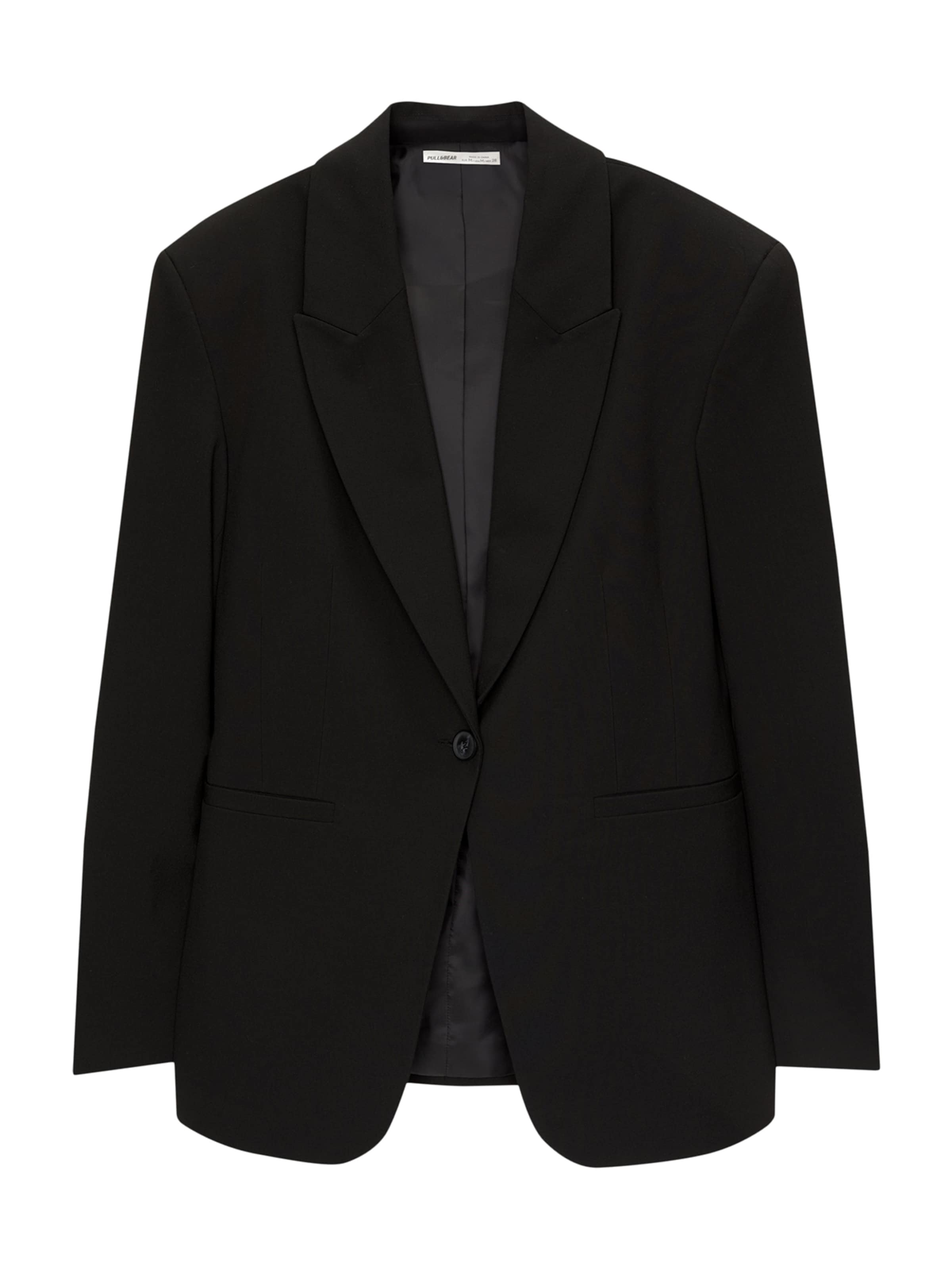 Pull&Bear Kavaj i svart: framsida