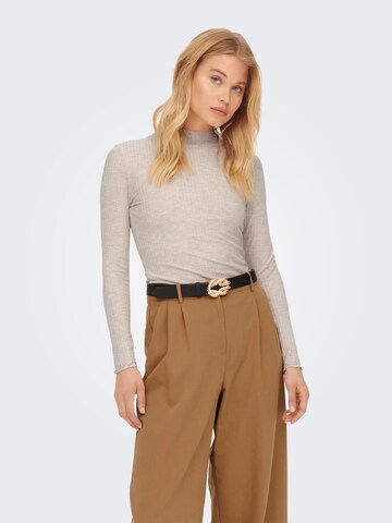 ONLY T-shirt 'Emma' i beige: framsida