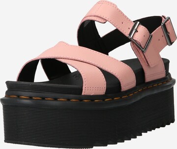 Dr. Martens - Sandalias en rosa: frente