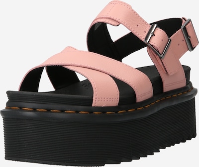 Sandale Dr. Martens pe galben / roz pudră / negru, Vizualizare produs