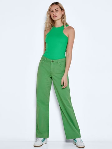 Noisy may Wide leg Jeans 'Amanda' in Green