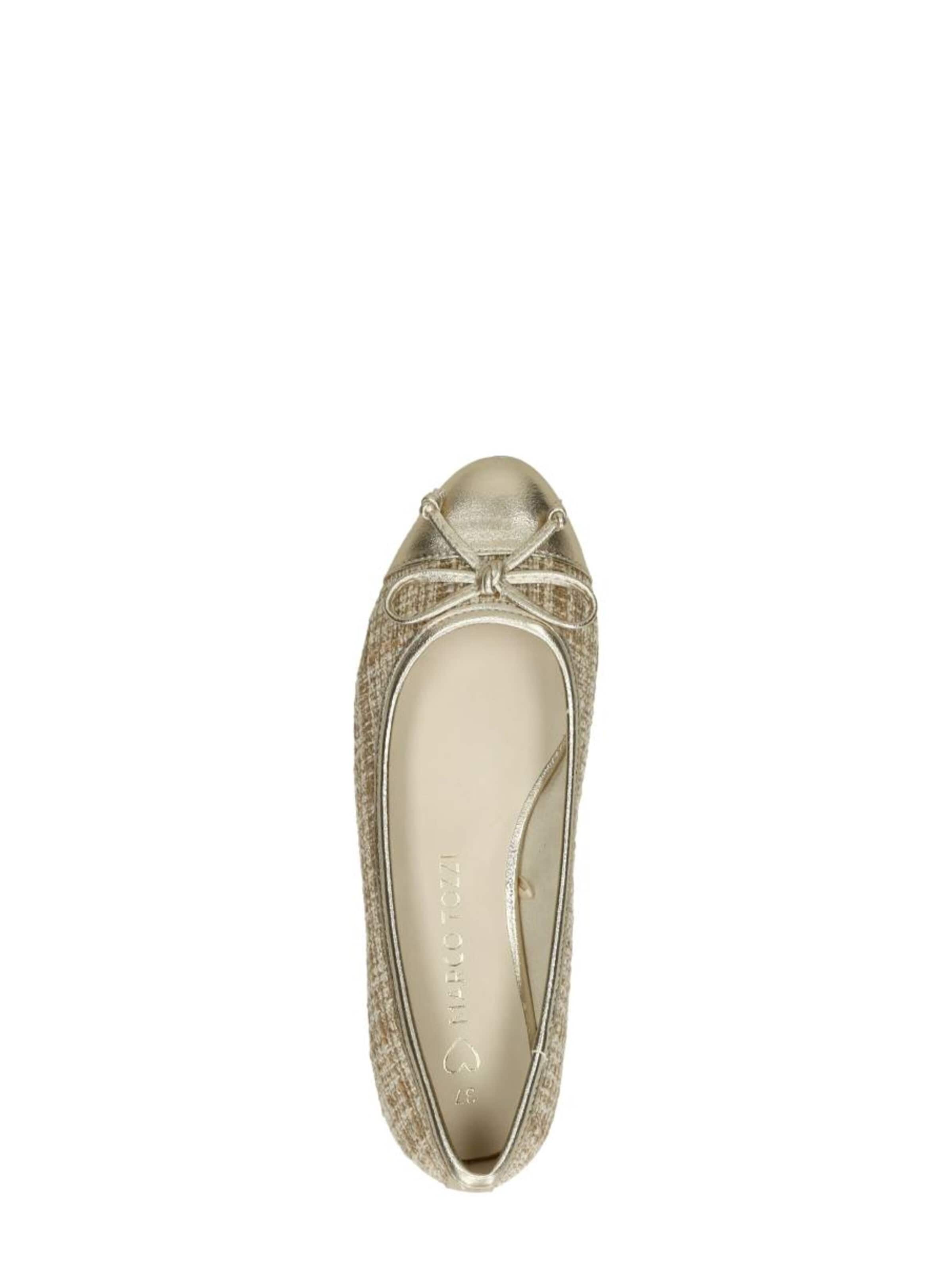 MARCO TOZZI Ballerina 'Ballerina's' in Beige