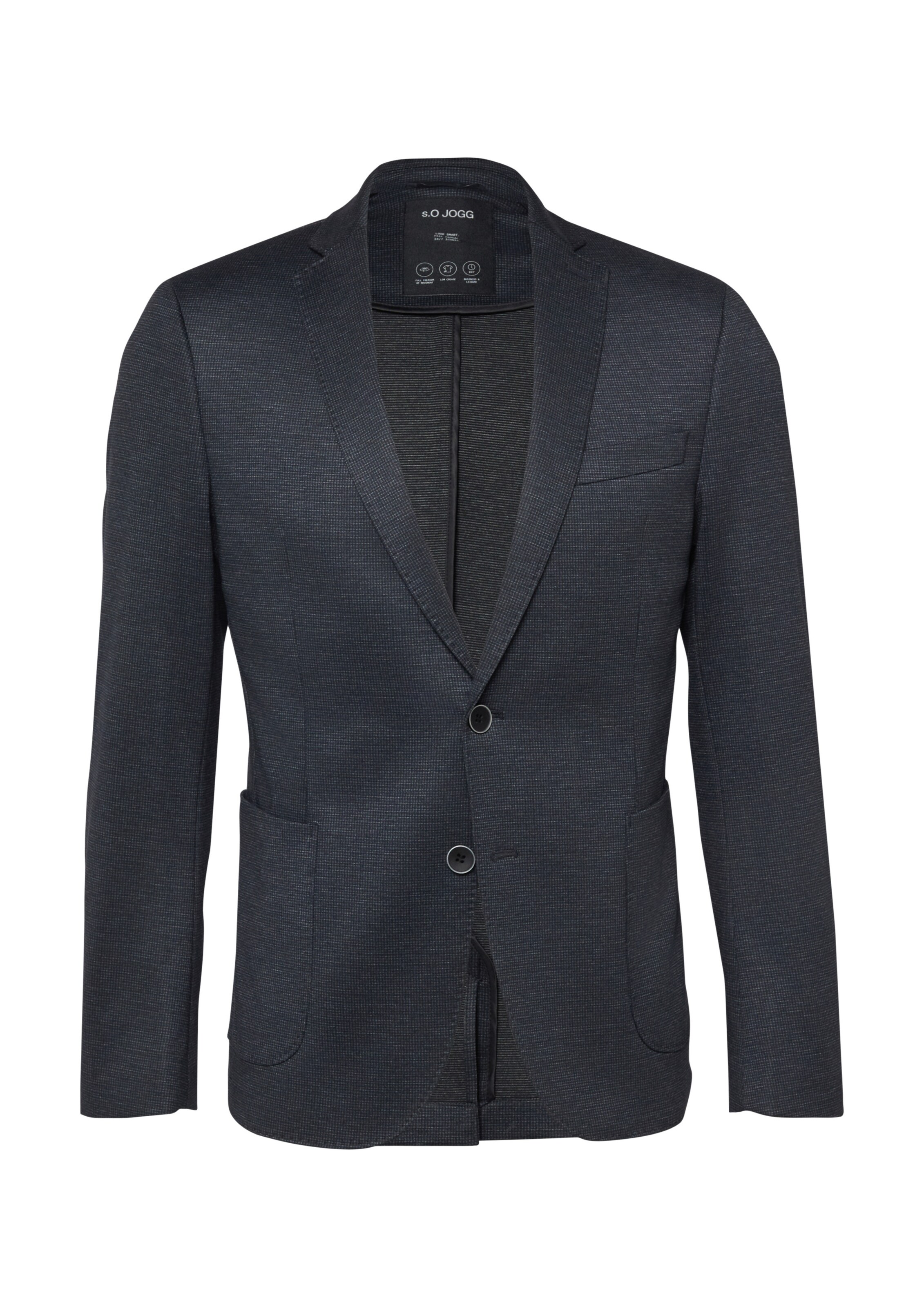 s.Oliver Sakko 'Jogg' in dunkelgrau, Produktansicht