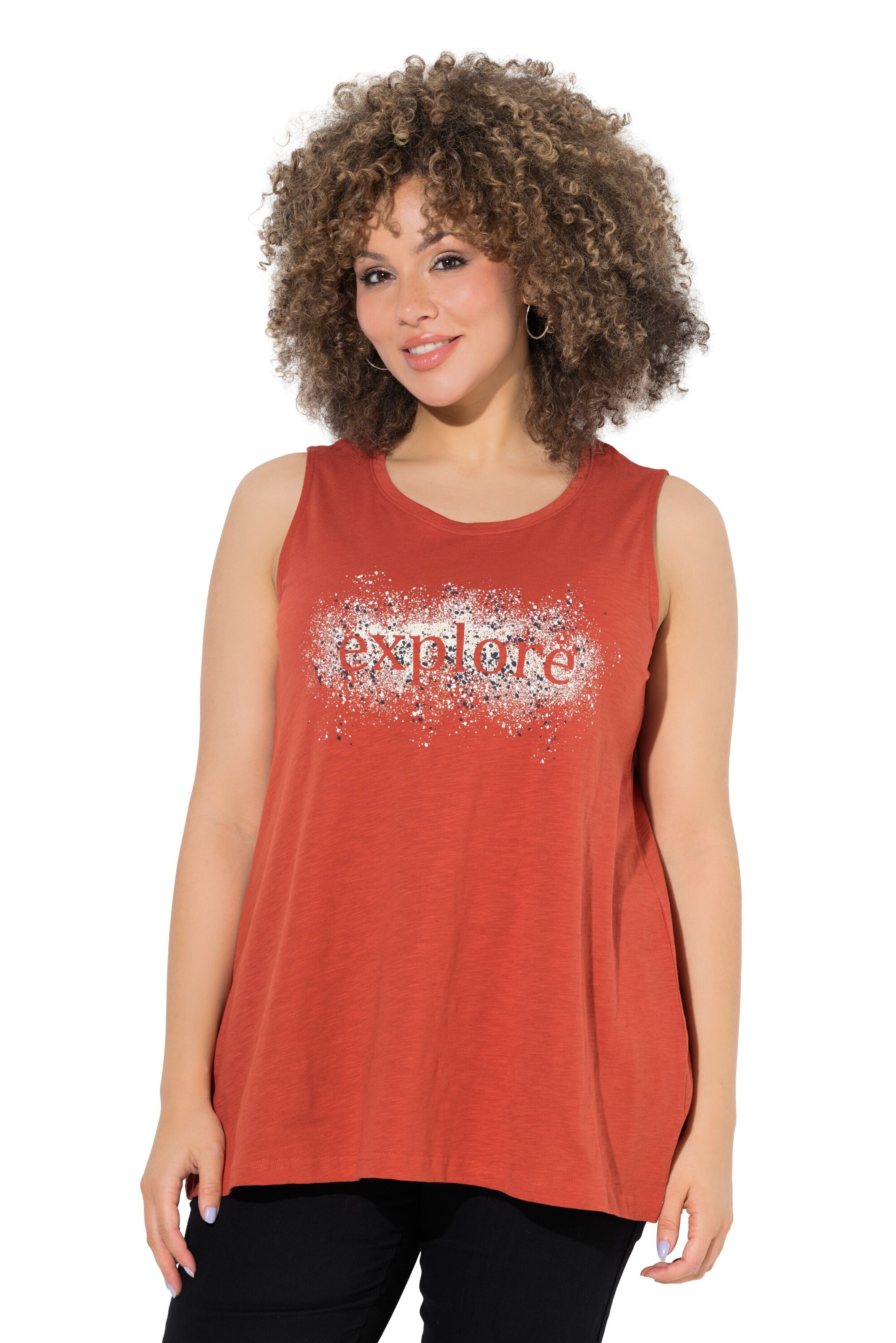 Ulla Popken Top in Rot: Vorderseite