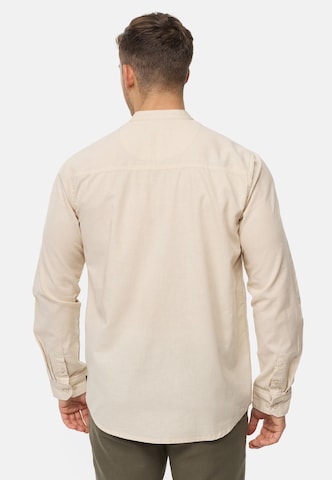 INDICODE JEANS Regular fit Button Up Shirt ' INRaffi ' in Beige