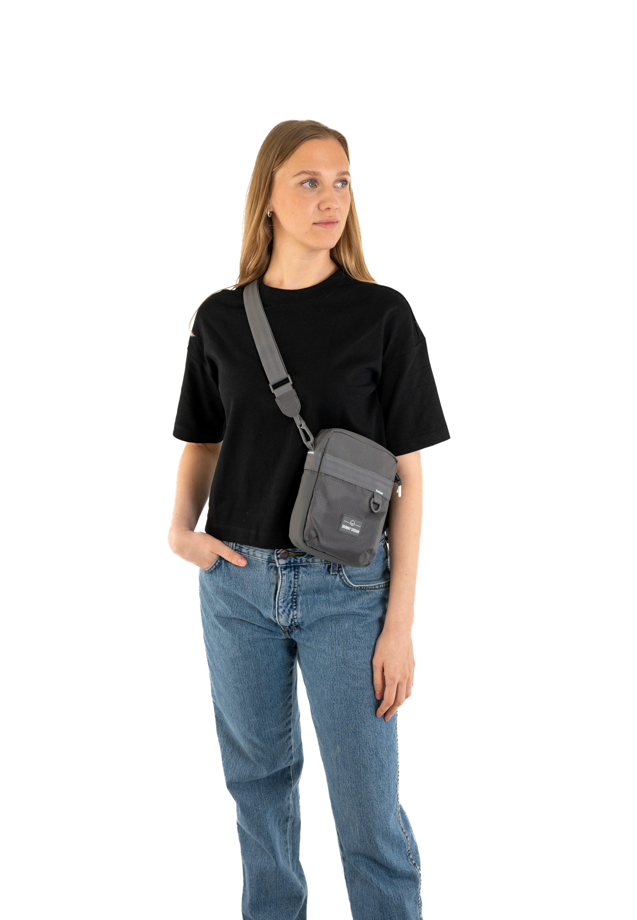 Johnny Urban Сумка через плечо в Серый