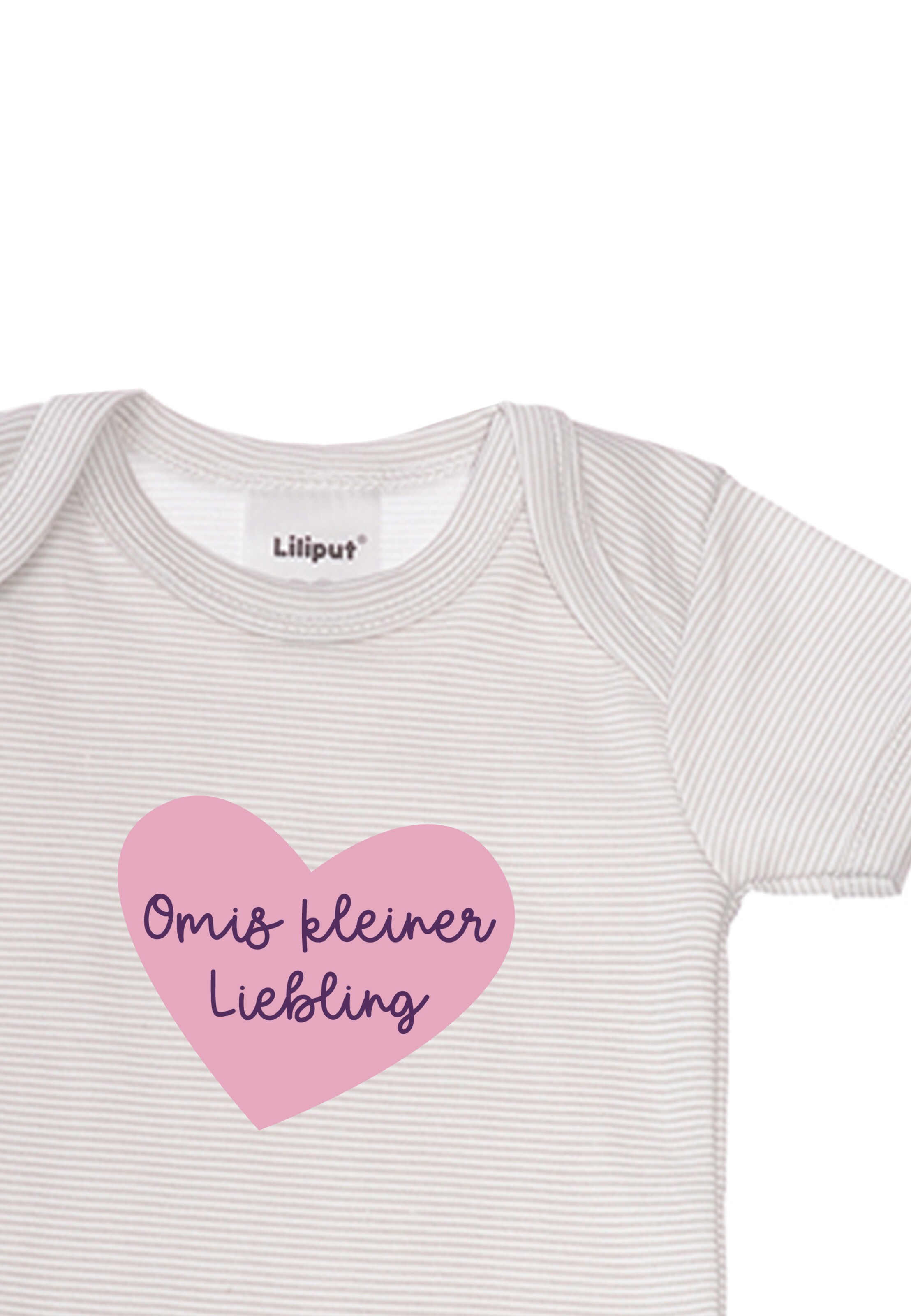 LILIPUT Romper/Bodysuit 'Kleiner Schatz' in Grey